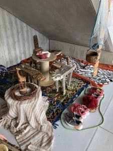 Draußenspiel drinnen